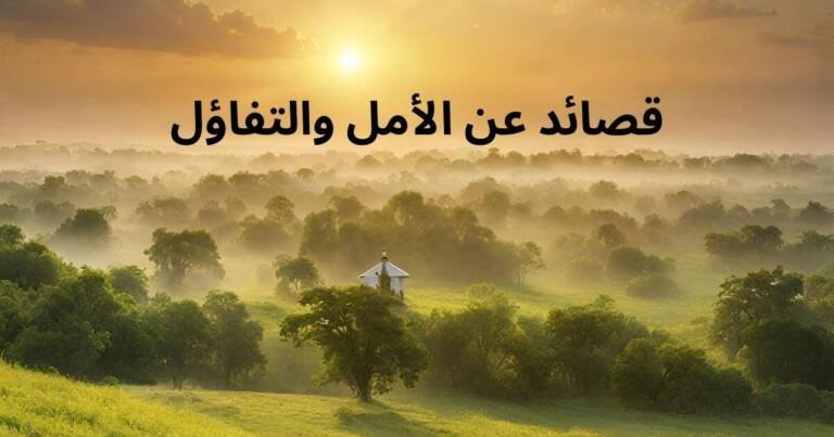 قصائد عن الأمل والتفاؤل