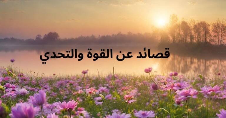قصائد عن القوة والتحدي